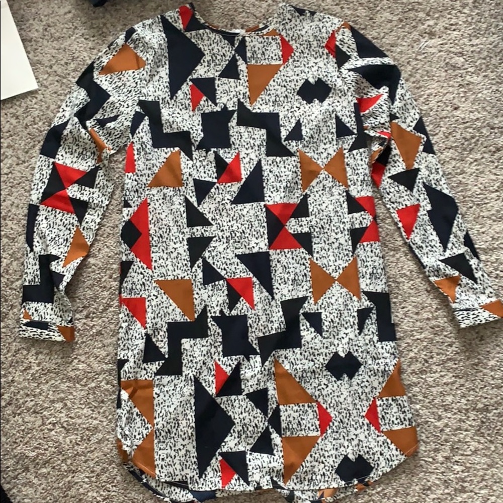 Boohoo print dress